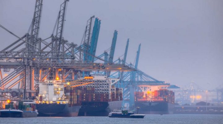 Bild von Rotterdams Hafen